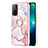 Custodia Silicone Gel Morbida Fantasia Modello Cover con Anello Supporto Y05B per Oppo F19 Pro+ Plus 5G