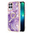 Custodia Silicone Gel Morbida Fantasia Modello Cover con Anello Supporto Y05B per Realme 8i