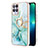 Custodia Silicone Gel Morbida Fantasia Modello Cover con Anello Supporto Y05B per Realme 8i