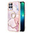 Custodia Silicone Gel Morbida Fantasia Modello Cover con Anello Supporto Y05B per Realme 8i