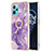 Custodia Silicone Gel Morbida Fantasia Modello Cover con Anello Supporto Y05B per Realme 9 4G