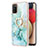 Custodia Silicone Gel Morbida Fantasia Modello Cover con Anello Supporto Y05B per Samsung Galaxy A03s
