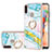 Custodia Silicone Gel Morbida Fantasia Modello Cover con Anello Supporto Y05B per Samsung Galaxy A11 Colorato