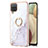 Custodia Silicone Gel Morbida Fantasia Modello Cover con Anello Supporto Y05B per Samsung Galaxy A12 5G