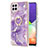 Custodia Silicone Gel Morbida Fantasia Modello Cover con Anello Supporto Y05B per Samsung Galaxy A22 4G