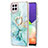 Custodia Silicone Gel Morbida Fantasia Modello Cover con Anello Supporto Y05B per Samsung Galaxy A22 4G