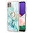 Custodia Silicone Gel Morbida Fantasia Modello Cover con Anello Supporto Y05B per Samsung Galaxy A22 5G