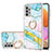 Custodia Silicone Gel Morbida Fantasia Modello Cover con Anello Supporto Y05B per Samsung Galaxy A32 4G Colorato