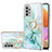 Custodia Silicone Gel Morbida Fantasia Modello Cover con Anello Supporto Y05B per Samsung Galaxy A32 4G Verde