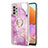 Custodia Silicone Gel Morbida Fantasia Modello Cover con Anello Supporto Y05B per Samsung Galaxy A32 5G
