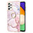 Custodia Silicone Gel Morbida Fantasia Modello Cover con Anello Supporto Y05B per Samsung Galaxy A52 4G