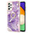 Custodia Silicone Gel Morbida Fantasia Modello Cover con Anello Supporto Y05B per Samsung Galaxy A52 5G