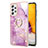 Custodia Silicone Gel Morbida Fantasia Modello Cover con Anello Supporto Y05B per Samsung Galaxy A72 4G