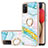 Custodia Silicone Gel Morbida Fantasia Modello Cover con Anello Supporto Y05B per Samsung Galaxy F02S SM-E025F Colorato