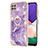 Custodia Silicone Gel Morbida Fantasia Modello Cover con Anello Supporto Y05B per Samsung Galaxy F42 5G