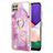 Custodia Silicone Gel Morbida Fantasia Modello Cover con Anello Supporto Y05B per Samsung Galaxy F42 5G