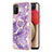 Custodia Silicone Gel Morbida Fantasia Modello Cover con Anello Supporto Y05B per Samsung Galaxy M02s