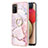 Custodia Silicone Gel Morbida Fantasia Modello Cover con Anello Supporto Y05B per Samsung Galaxy M02s