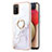 Custodia Silicone Gel Morbida Fantasia Modello Cover con Anello Supporto Y05B per Samsung Galaxy M02s