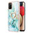 Custodia Silicone Gel Morbida Fantasia Modello Cover con Anello Supporto Y05B per Samsung Galaxy M02s