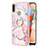 Custodia Silicone Gel Morbida Fantasia Modello Cover con Anello Supporto Y05B per Samsung Galaxy M11