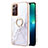 Custodia Silicone Gel Morbida Fantasia Modello Cover con Anello Supporto Y05B per Samsung Galaxy Note 20 Ultra 5G