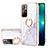Custodia Silicone Gel Morbida Fantasia Modello Cover con Anello Supporto Y05B per Xiaomi Poco M4 Pro 5G
