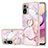 Custodia Silicone Gel Morbida Fantasia Modello Cover con Anello Supporto Y05B per Xiaomi Poco M5S