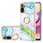 Custodia Silicone Gel Morbida Fantasia Modello Cover con Anello Supporto Y05B per Xiaomi Poco M5S