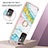 Custodia Silicone Gel Morbida Fantasia Modello Cover con Anello Supporto Y05B per Xiaomi Redmi 10 4G