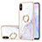 Custodia Silicone Gel Morbida Fantasia Modello Cover con Anello Supporto Y05B per Xiaomi Redmi 9A