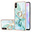 Custodia Silicone Gel Morbida Fantasia Modello Cover con Anello Supporto Y05B per Xiaomi Redmi 9A