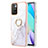 Custodia Silicone Gel Morbida Fantasia Modello Cover con Anello Supporto Y05B per Xiaomi Redmi Note 11 4G (2021)