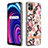 Custodia Silicone Gel Morbida Fantasia Modello Cover con Anello Supporto Y06B per Realme C25Y India