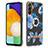 Custodia Silicone Gel Morbida Fantasia Modello Cover con Anello Supporto Y06B per Samsung Galaxy A04s