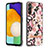 Custodia Silicone Gel Morbida Fantasia Modello Cover con Anello Supporto Y06B per Samsung Galaxy A04s Rosa