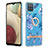 Custodia Silicone Gel Morbida Fantasia Modello Cover con Anello Supporto Y06B per Samsung Galaxy A12 5G