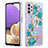 Custodia Silicone Gel Morbida Fantasia Modello Cover con Anello Supporto Y06B per Samsung Galaxy A13 4G