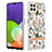 Custodia Silicone Gel Morbida Fantasia Modello Cover con Anello Supporto Y06B per Samsung Galaxy A22 4G