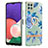 Custodia Silicone Gel Morbida Fantasia Modello Cover con Anello Supporto Y06B per Samsung Galaxy A22s 5G