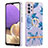 Custodia Silicone Gel Morbida Fantasia Modello Cover con Anello Supporto Y06B per Samsung Galaxy A23 4G