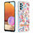 Custodia Silicone Gel Morbida Fantasia Modello Cover con Anello Supporto Y06B per Samsung Galaxy A32 4G