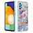 Custodia Silicone Gel Morbida Fantasia Modello Cover con Anello Supporto Y06B per Samsung Galaxy A52 4G