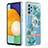 Custodia Silicone Gel Morbida Fantasia Modello Cover con Anello Supporto Y06B per Samsung Galaxy A52s 5G