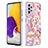 Custodia Silicone Gel Morbida Fantasia Modello Cover con Anello Supporto Y06B per Samsung Galaxy A72 4G