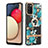 Custodia Silicone Gel Morbida Fantasia Modello Cover con Anello Supporto Y06B per Samsung Galaxy F02S SM-E025F