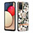 Custodia Silicone Gel Morbida Fantasia Modello Cover con Anello Supporto Y06B per Samsung Galaxy M02s