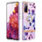 Custodia Silicone Gel Morbida Fantasia Modello Cover con Anello Supporto Y06B per Samsung Galaxy S20 FE 4G Viola