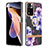 Custodia Silicone Gel Morbida Fantasia Modello Cover con Anello Supporto Y06B per Xiaomi Mi 11i 5G (2022) Viola