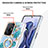 Custodia Silicone Gel Morbida Fantasia Modello Cover con Anello Supporto Y06B per Xiaomi Mi 11T Pro 5G